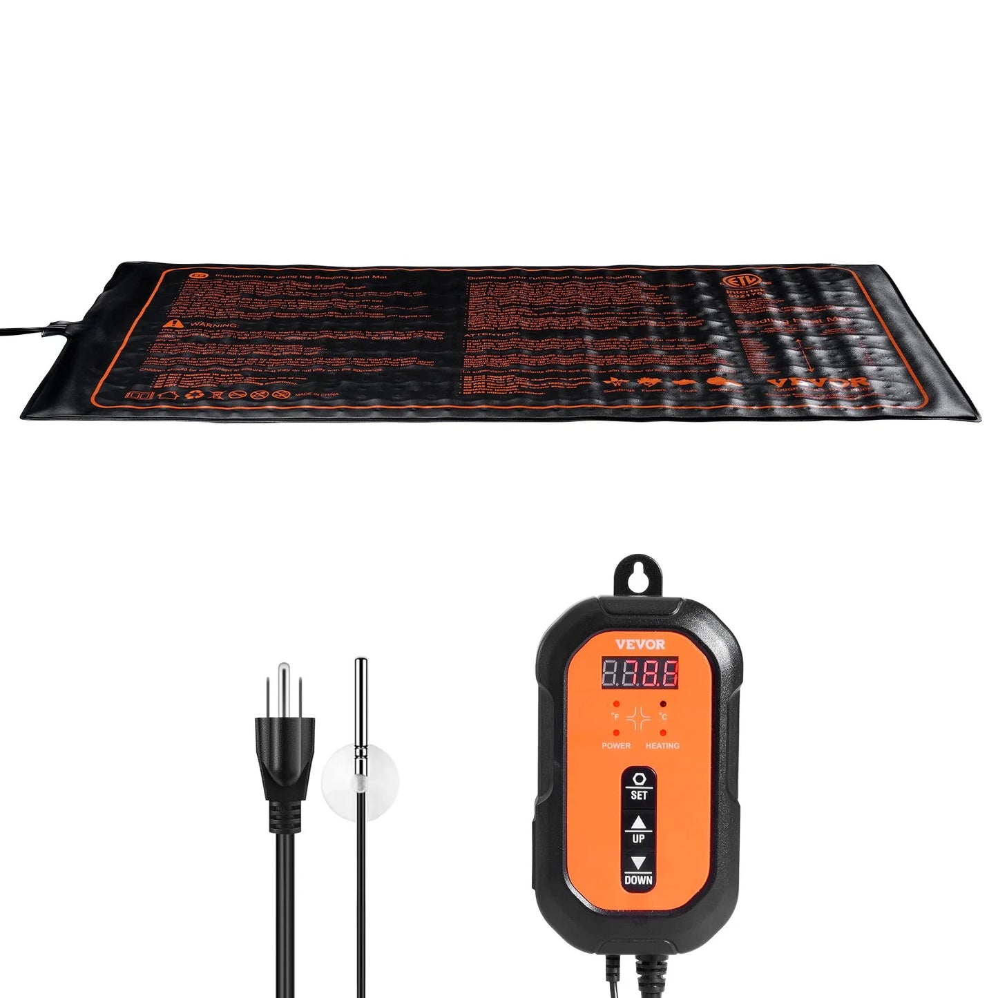 VEVOR Seedling Heat Mat W/ Digital Thermostat - ROCKY MOUNTAIN HOMESTEAD
