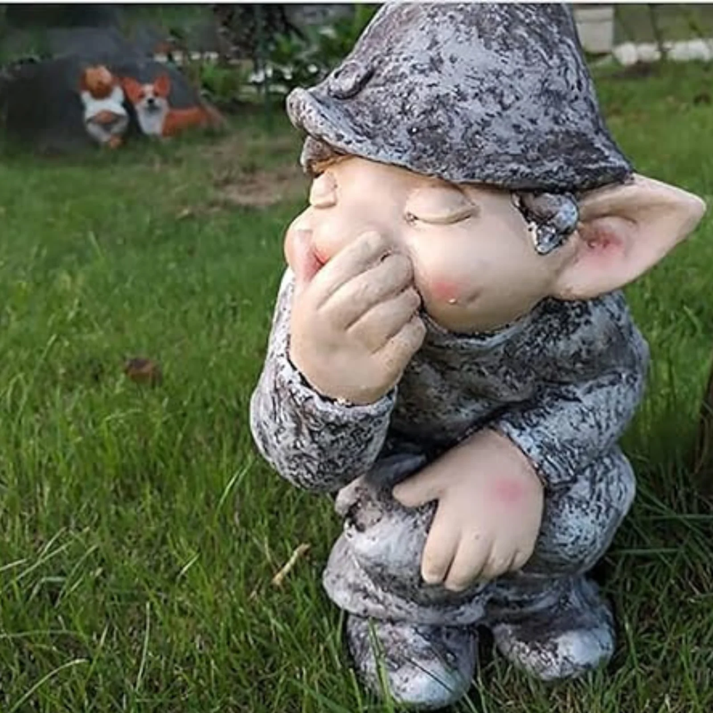 Pooping Naughty Gnome Miniature Statue Funny Resin Dwarf Home Garden Ornament US - ROCKY MOUNTAIN HOMESTEAD