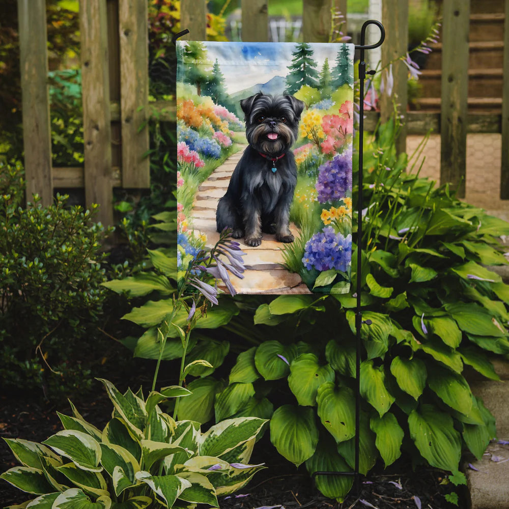 Affenpinscher Spring Garden Garden Flag - ROCKY MOUNTAIN HOMESTEAD
