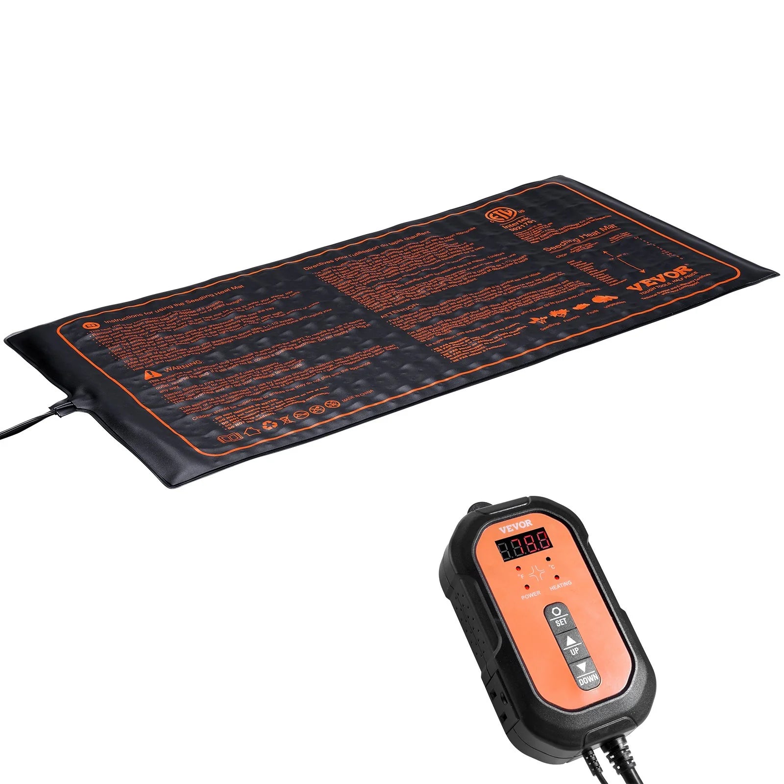 VEVOR Seedling Heat Mat W/ Digital Thermostat - ROCKY MOUNTAIN HOMESTEAD 