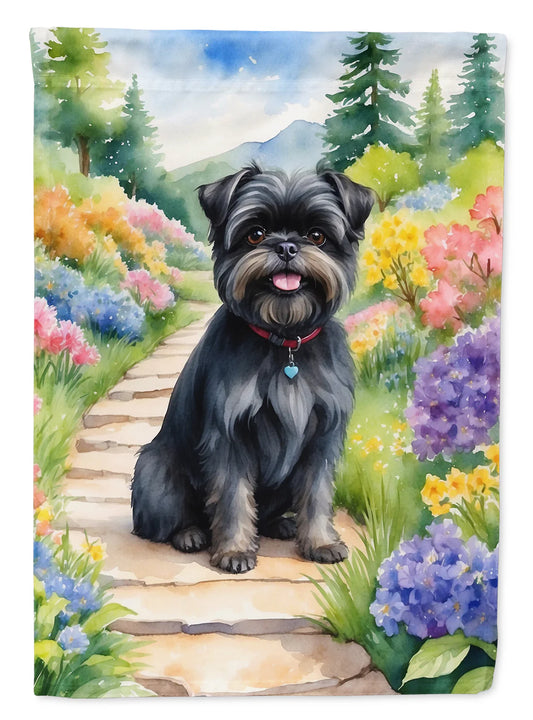 Affenpinscher Spring Garden Garden Flag - ROCKY MOUNTAIN HOMESTEAD 