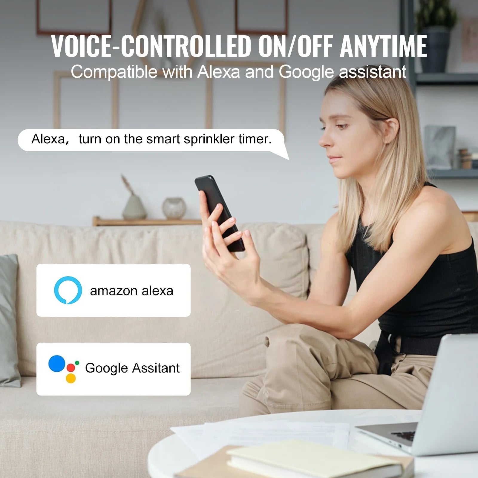 VEVOR Wifi Sprinkler Timer, Single Outlet, Smart Hose valve - ROCKY MOUNTAIN HOMESTEAD 