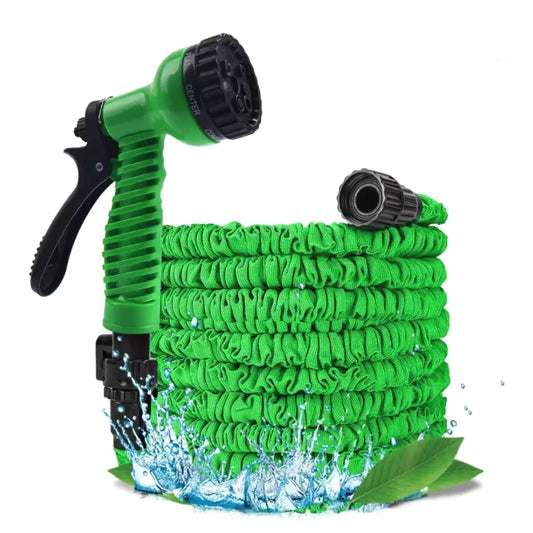 Expanding Expandable Flexible Garden Water Hose W Spray Nozzle 25, 50, 75, 100FT - ROCKY MOUNTAIN HOMESTEAD 