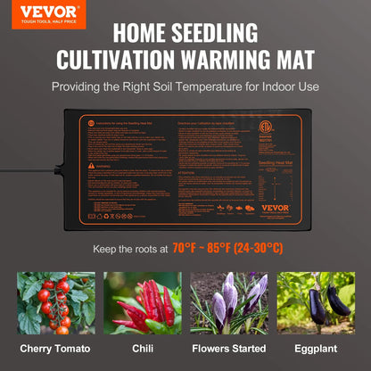 VEVOR Seedling Heat Mat W/ Digital Thermostat - ROCKY MOUNTAIN HOMESTEAD 